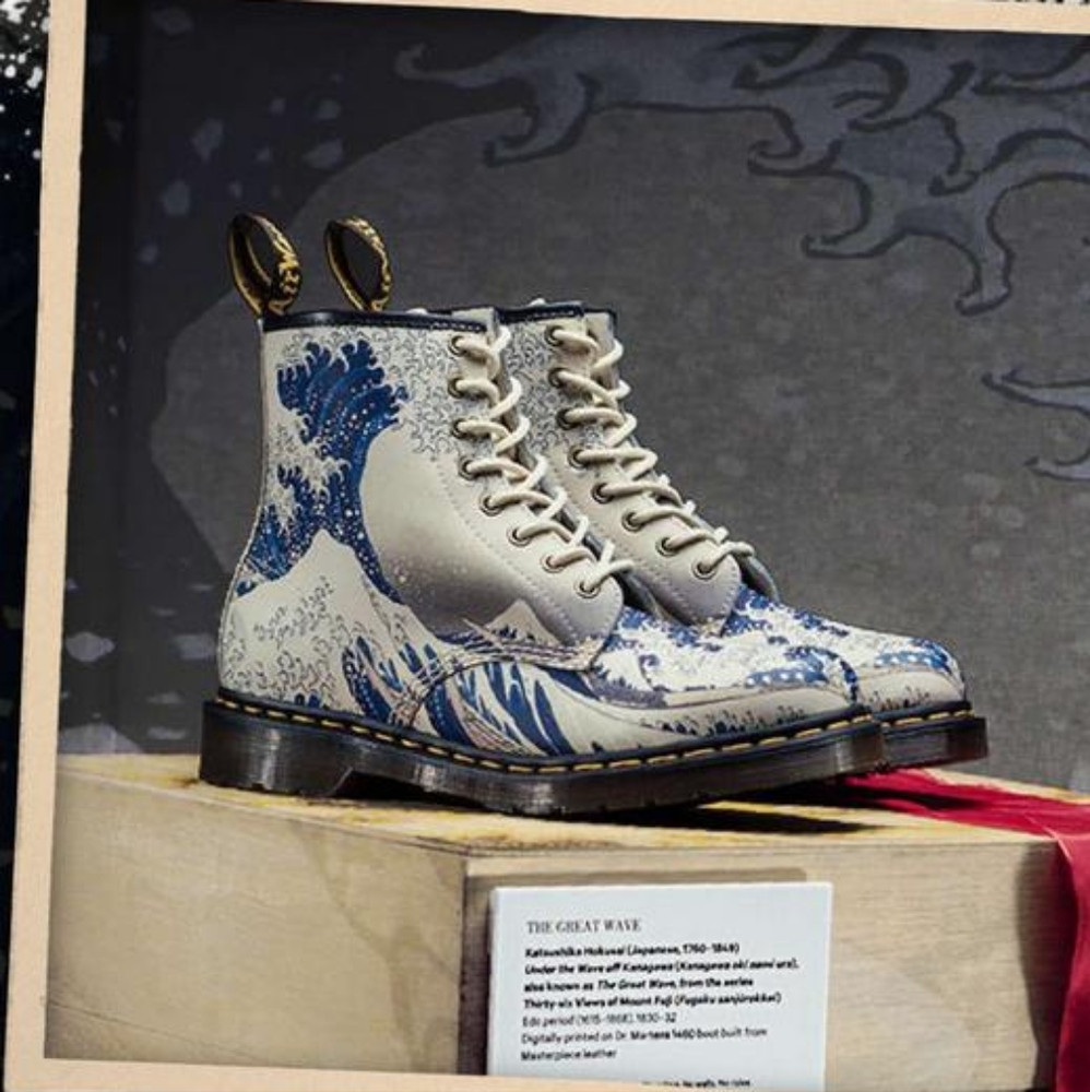 Dr. Martens Hokusai Great Wave Boots